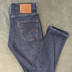 Levi's Dark Blue Straight Jeans